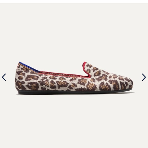 Rothy’s Animal Print Mocha Spot Loafers in Leopard in size W6.5 - Picture 2 of 8